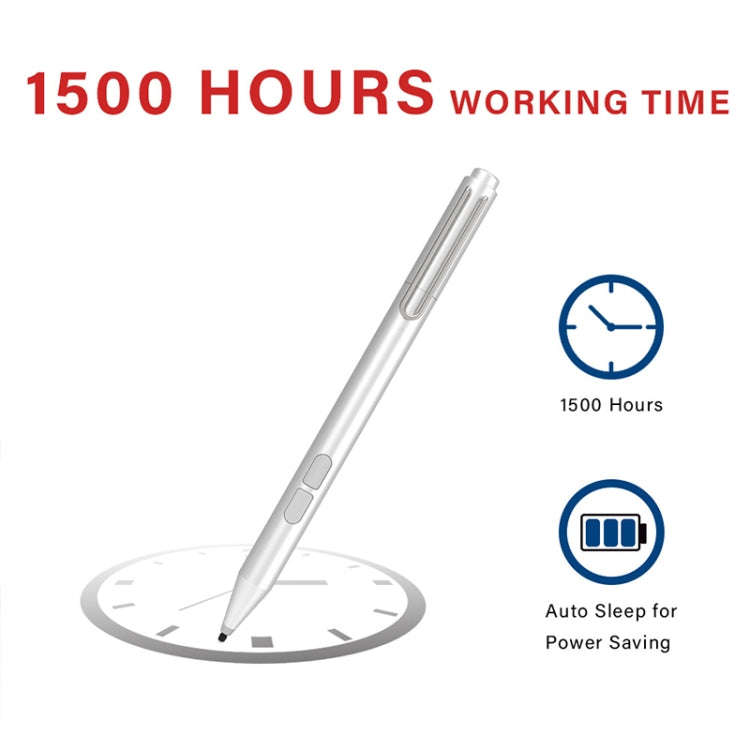 JD02 Prevent Accidental Touch Stylus Pen for MicroSoft Surface Series (Silver)
