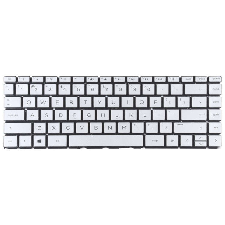 For HP Pavilion x360 14-CK 14-CD 14-CE 14-CM 14-DG US Version Keyboard (Silver)