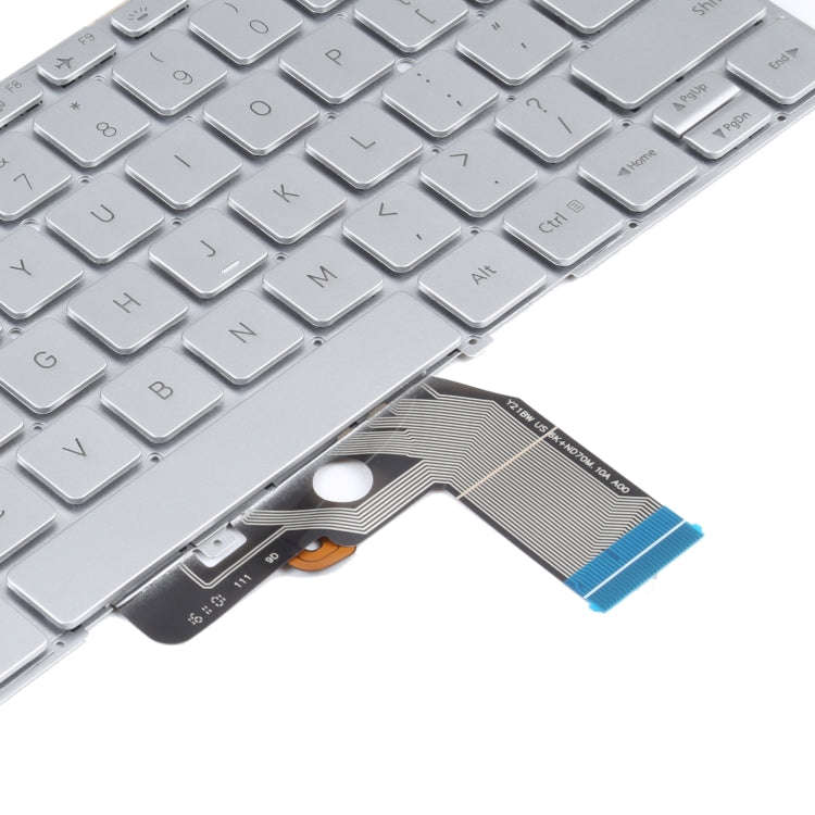 For Xiaomi Mi Air 13.3 US Version Keyboard with Backlight (Silver)