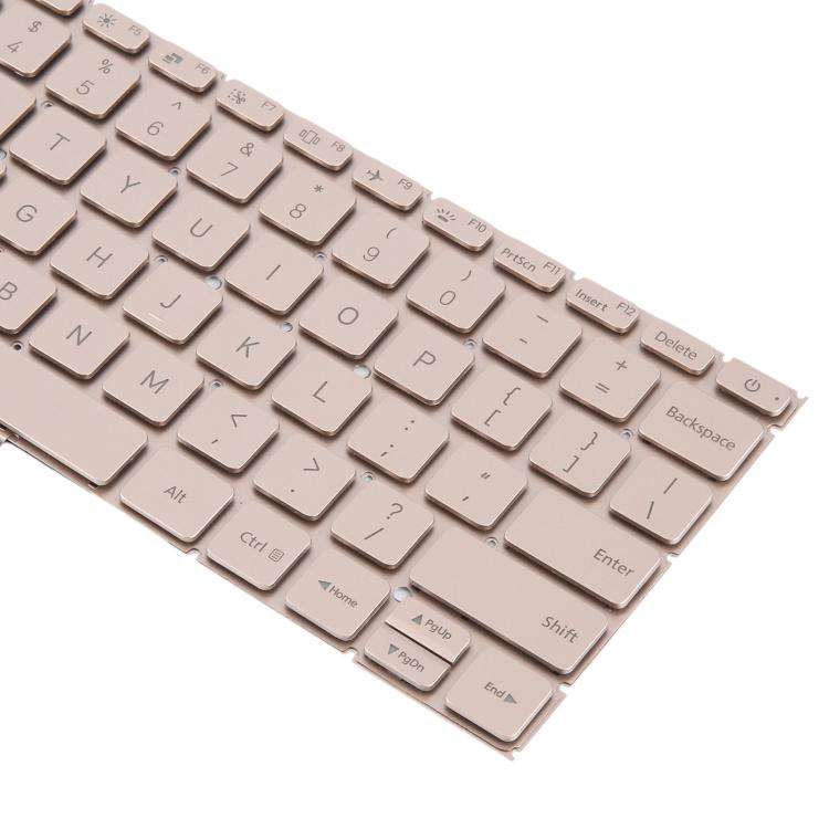 For Xiaomi Mi Notebook Air 12.5 US Version Keyboard with Backlight (Gold)
