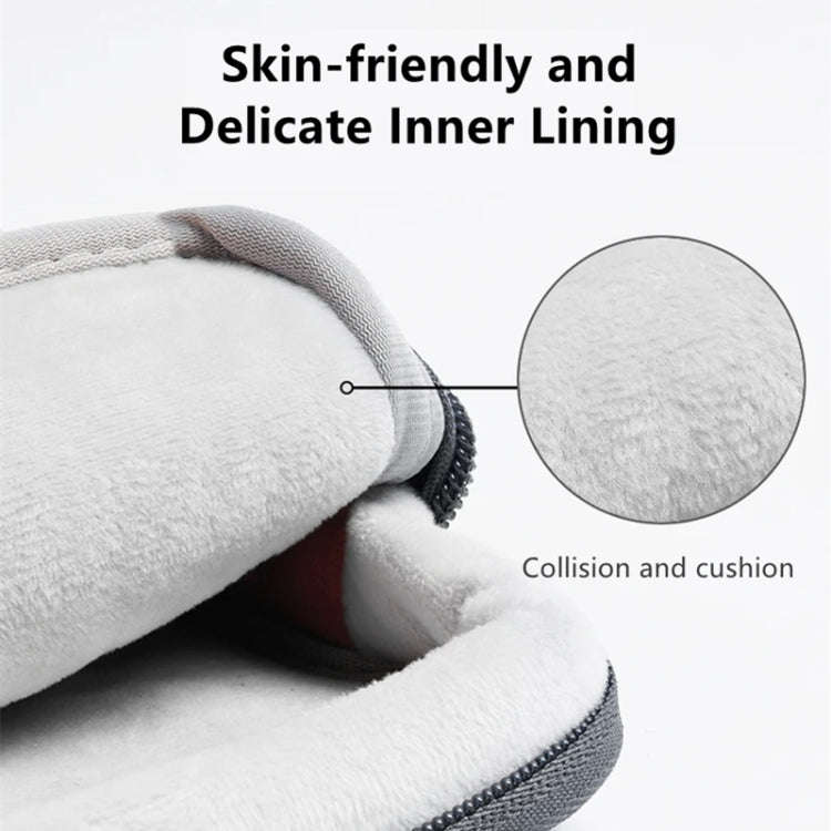 For 16 inch Laptop Zipper Waterproof  Handheld Sleeve Bag (Grey)