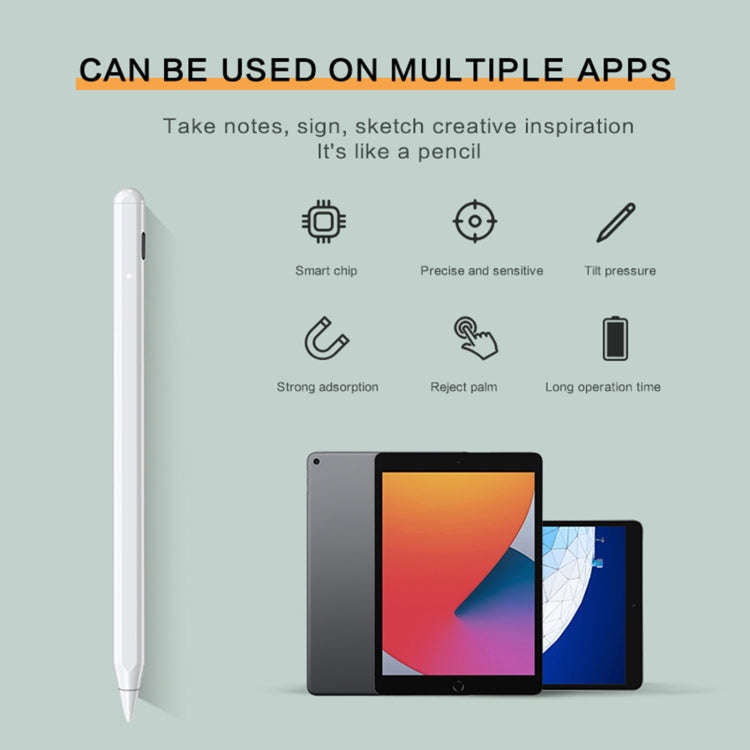 JD10 Anti-mistouch Stylus Pen(White)