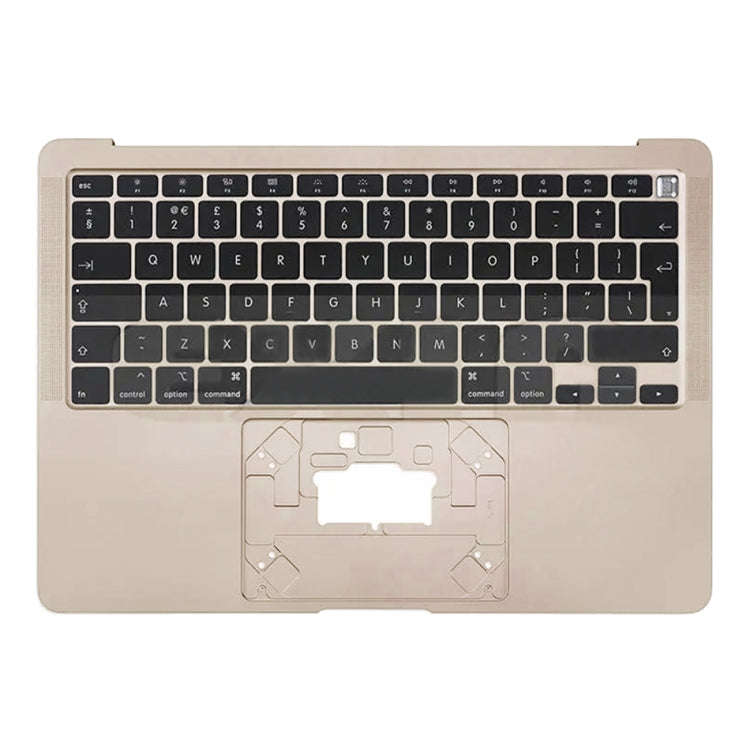 For Macbook Air 13 2020 M1 A2337 C-side Cover + UK Edition Key Board (Gold)