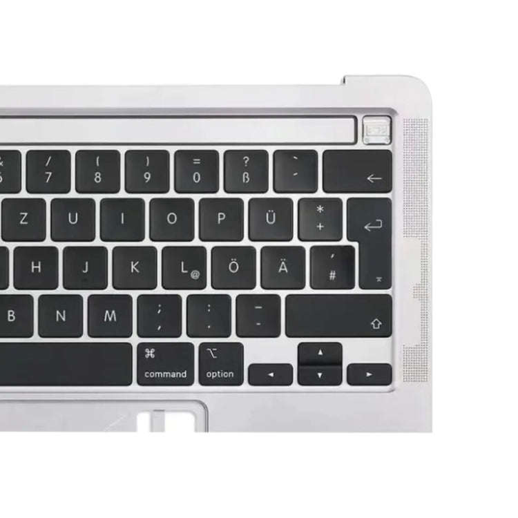 For Macbook Pro 13 inch 2021 A2338 C-side Cover + UK Edition Key Board (Silver)