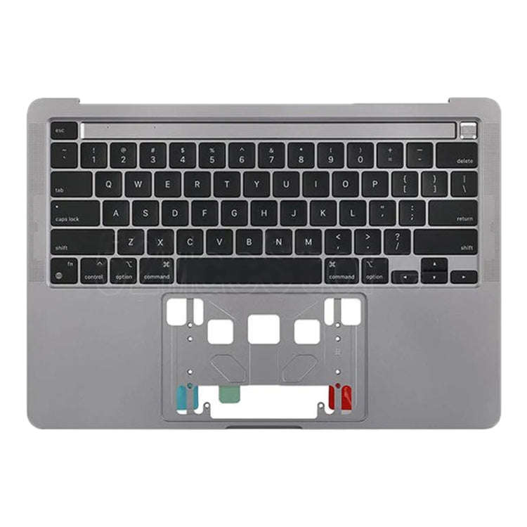 For Macbook Pro 13 inch 2021 A2338 C-side Cover + US Edition Key Board (Grey)