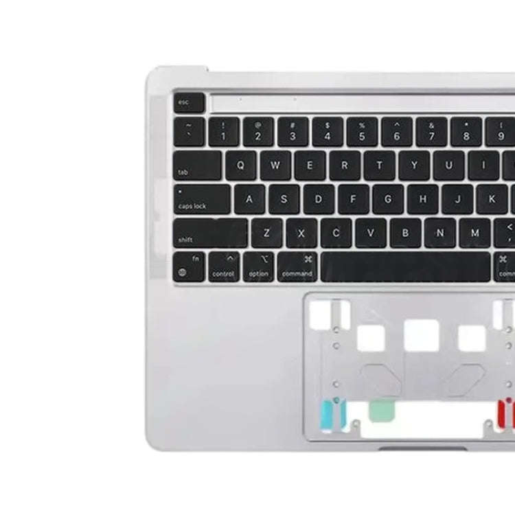 For Macbook Pro 13 inch 2021 A2338 C-side Cover + US Edition Key Board (Silver)