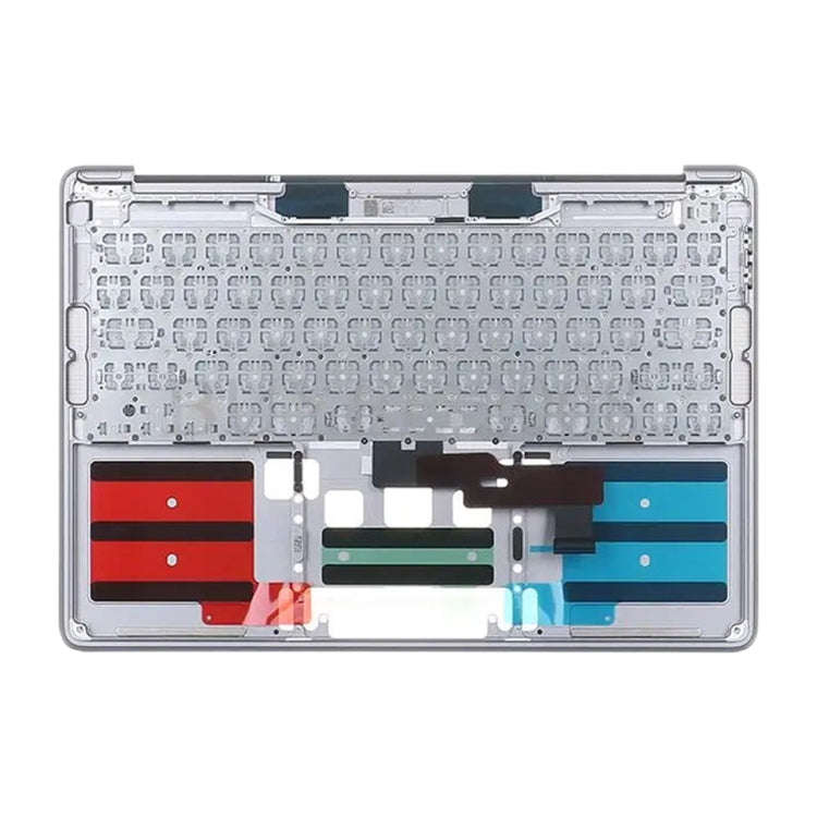 For MacBook Pro Retina 13 inch A2289 2020 C-side Cover + US Edition Key Board (Silver)