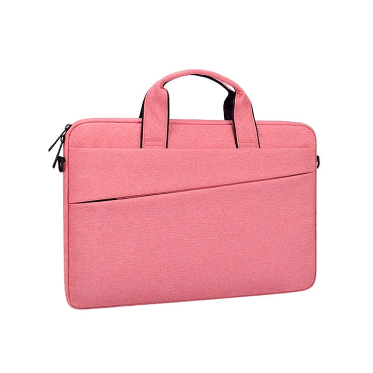 ST03S 15.4 inch Double Side Pockets Wearable Oxford Cloth Soft Handle Portable Laptop Tablet Bag(...