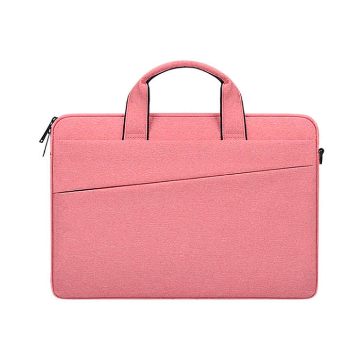 ST03S 15.4 inch Double Side Pockets Wearable Oxford Cloth Soft Handle Portable Laptop Tablet Bag(...