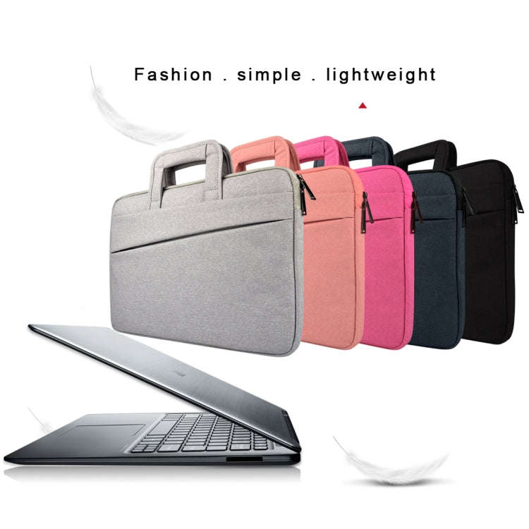 ST03S 15.6 inch Double Side Pockets Wearable Oxford Cloth Soft Handle Portable Laptop Tablet Bag(...