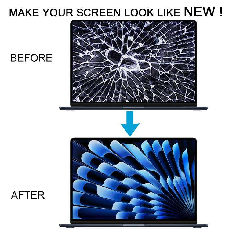 For MacBook Air 15 inch M3 A3114 2024 EMC8612 Full LCD Display Screen(Starlight)