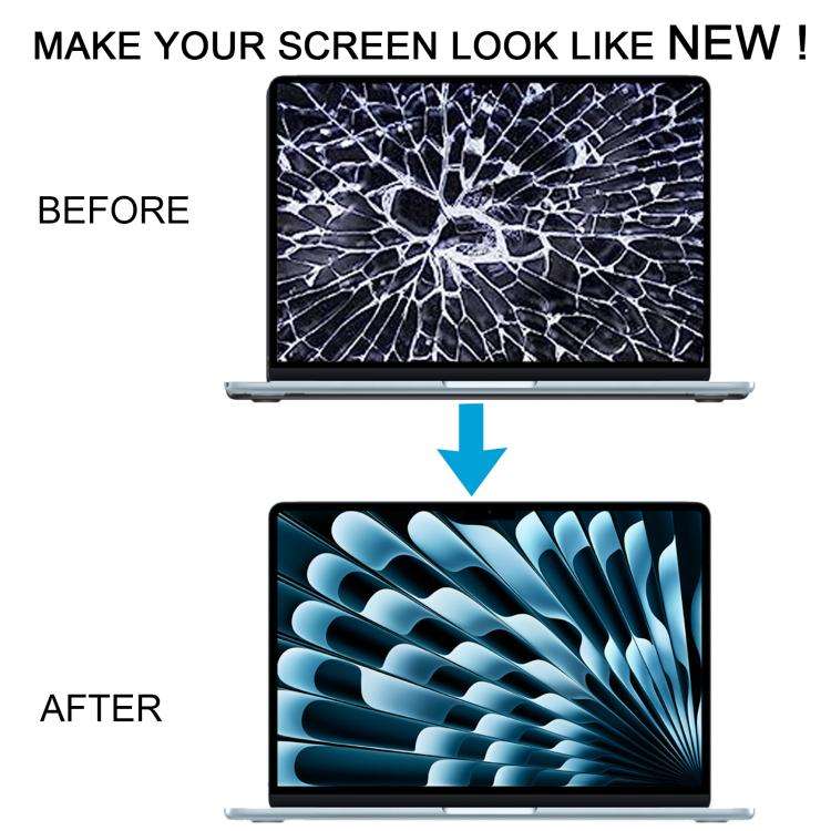 For MacBook Air Retina 15.3 inch M2 A2941 2023 EMC8301 Original Full LCD Display Screen(Midnight)