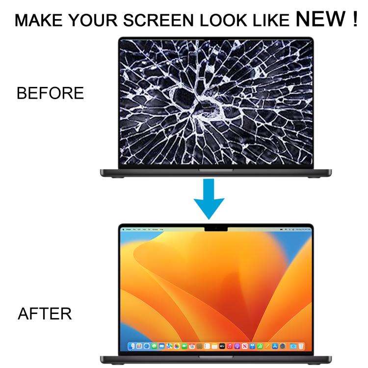 For MacBook Pro 14 2023 A2779 Original Full LCD Display Screen (Silver)