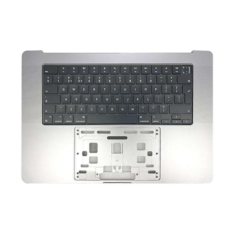 For MacBook Pro 16 inch 2023 A2780 Big Enter Version UK Keyboard with C Shell (Silver)
