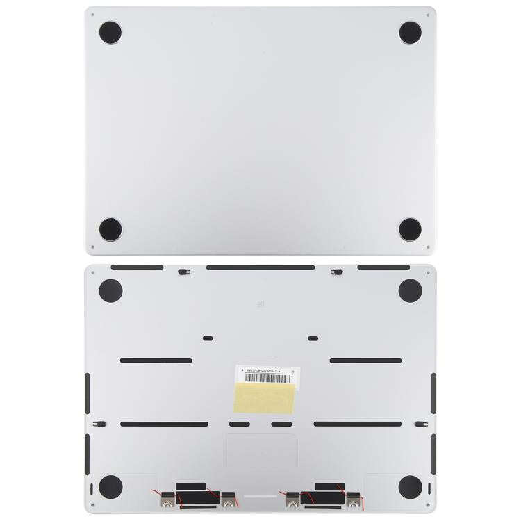 For MacBook Air 13.6 inch A3113 2024 EMC8611 Computer Case Bottom Cover (Silver)