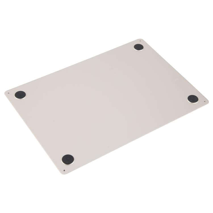 For MacBook Air 13.6 inch A3113 2024 EMC8611 Computer Case Bottom Cover (Starlight)