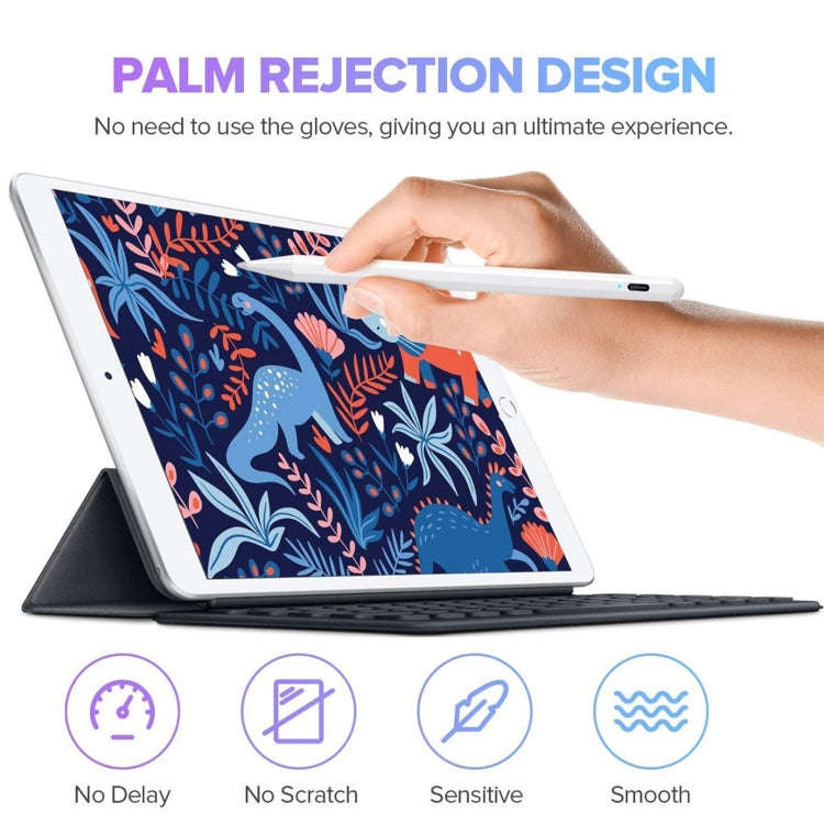 YP0016 Anti-mistouch Magnetic Capacitive Stylus Pen for iPad (Black)