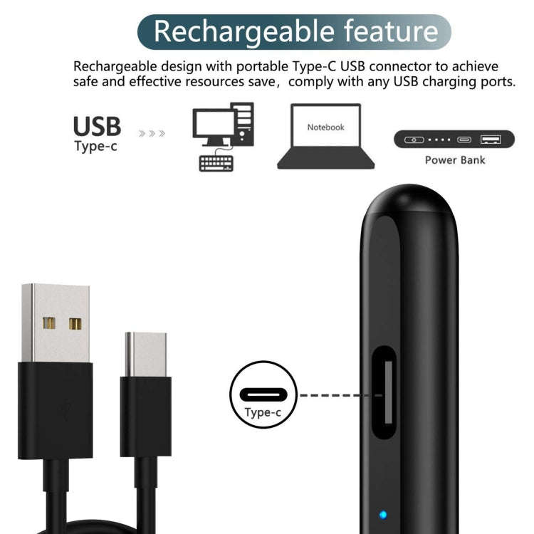 YP0016 Anti-mistouch Magnetic Capacitive Stylus Pen for iPad (White)