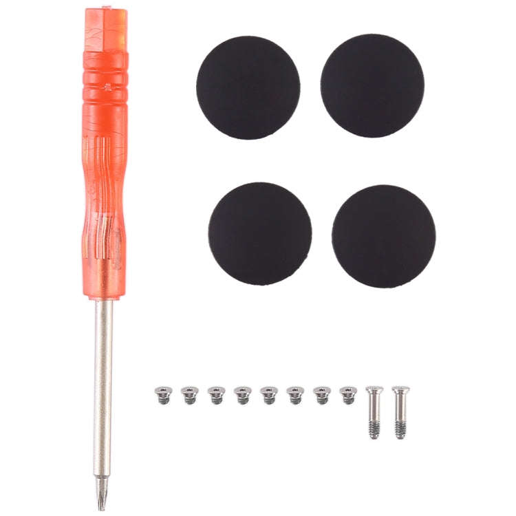 3 in 1/Set Bottom Rubber Cooling Mat + Screws + Screwdriver for Macbook Air 11 inch A1370 A1465 (...