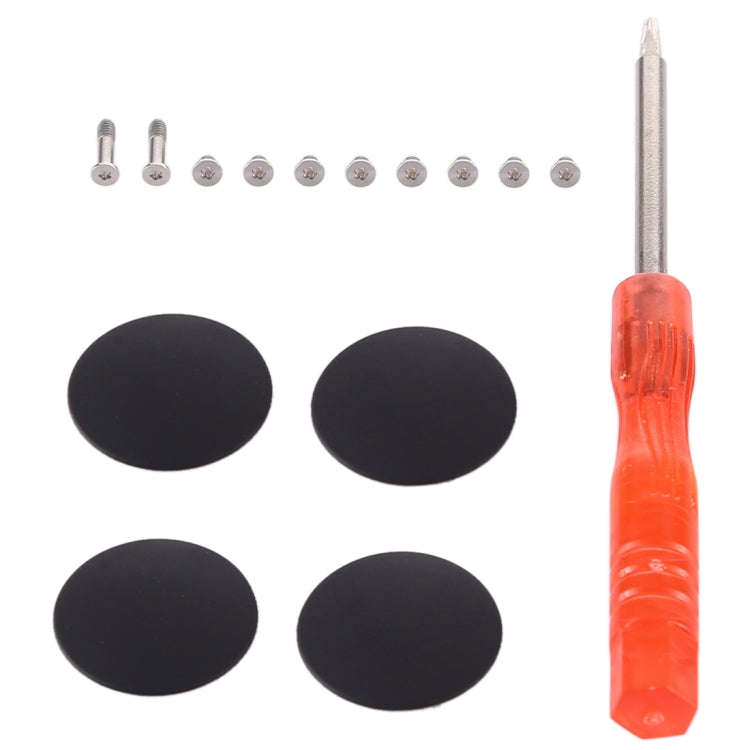 3 in 1/Set Bottom Rubber Cooling Mat + Screws + Screwdriver for Macbook Air 11 inch A1370 A1465 (...