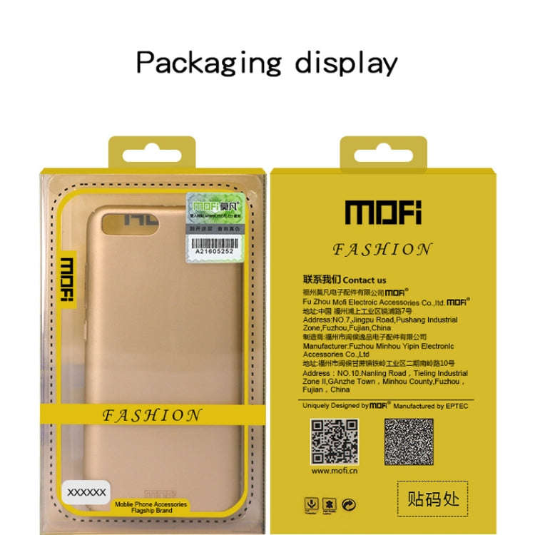 MOFI Frosted PC Ultra-thin Full Coverage Case for OnePlus 7 Pro(Black)
