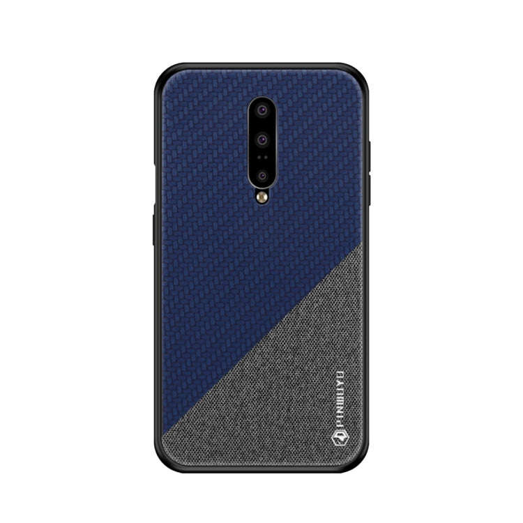 PINWUYO Honors Series Shockproof PC + TPU Protective Case for OnePlus 7 Pro (Blue)