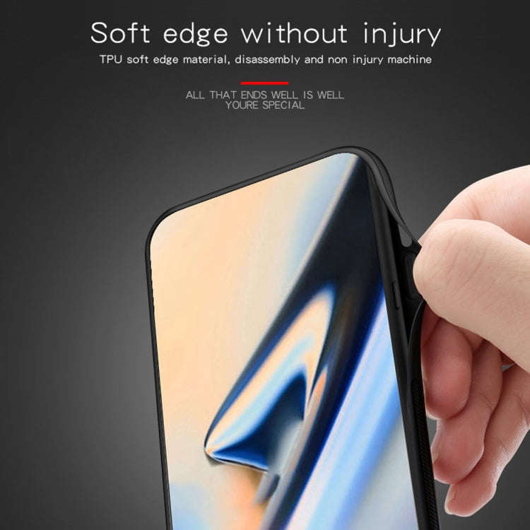 PINWUYO Honors Series Shockproof PC + TPU Protective Case for OnePlus 7 Pro (Rose Red)