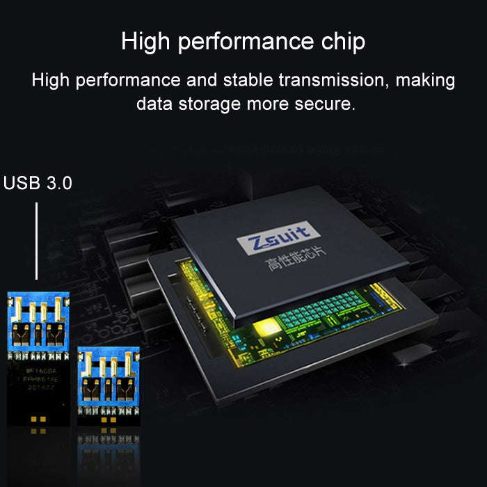 Zsuit 64GB USB 3.0 Mini Metal Ring Shape USB Flash Disk
