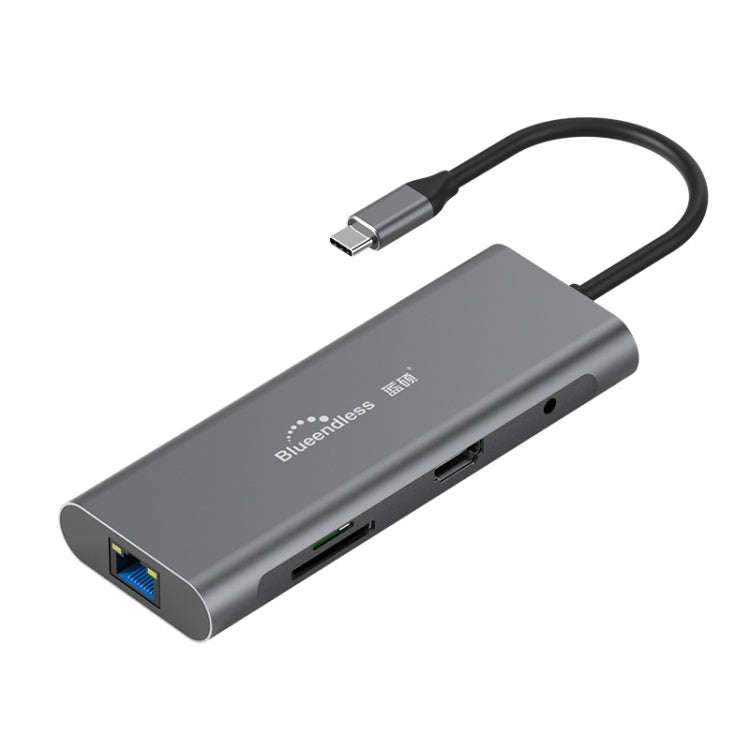 Blueendless 9 In 1 Multi-function Type-C / USB-C HUB Expansion Dock