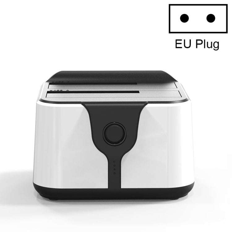 Blueendless 2.5 / 3.5 inch SATA USB 3.0 2 Bay Hard Drive Dock (EU Plug)