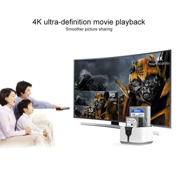 Blueendless 2.5 / 3.5 inch SATA USB 3.0 2 Bay Hard Drive Dock (EU Plug)