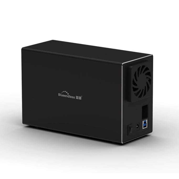 Blueendless USB-B Interface 3.5 inch 2 Bay RAID Combination Array HDD External Enclosure (AU Plug)