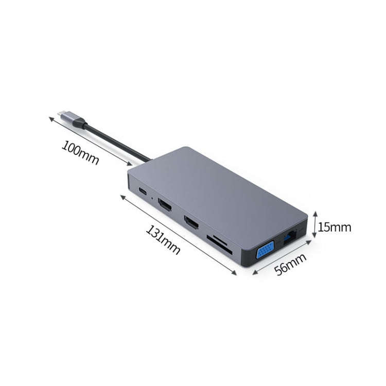 Blueendless 12 In 1 Multi-function Type-C / USB-C HUB Expansion Dock