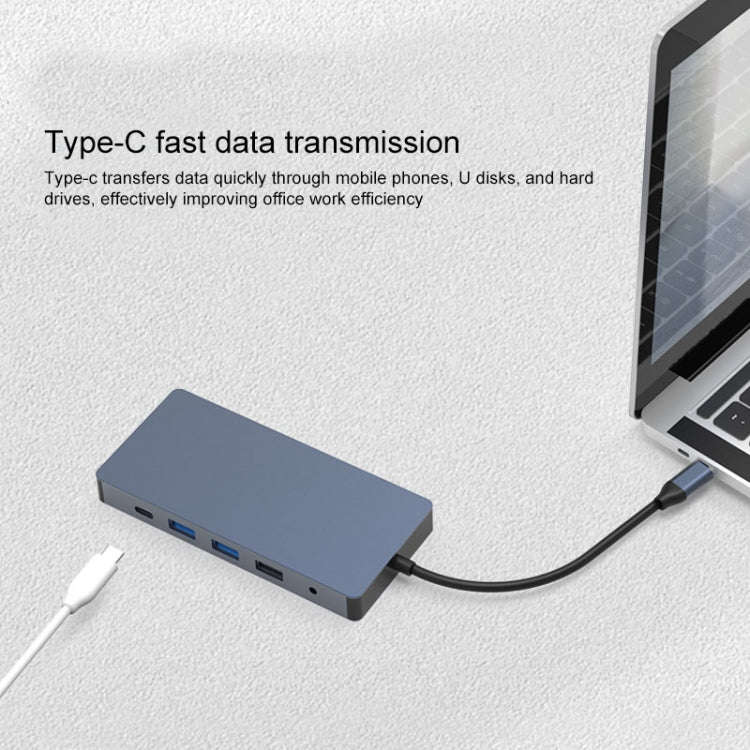 Blueendless 12 In 1 Multi-function Type-C / USB-C HUB Expansion Dock