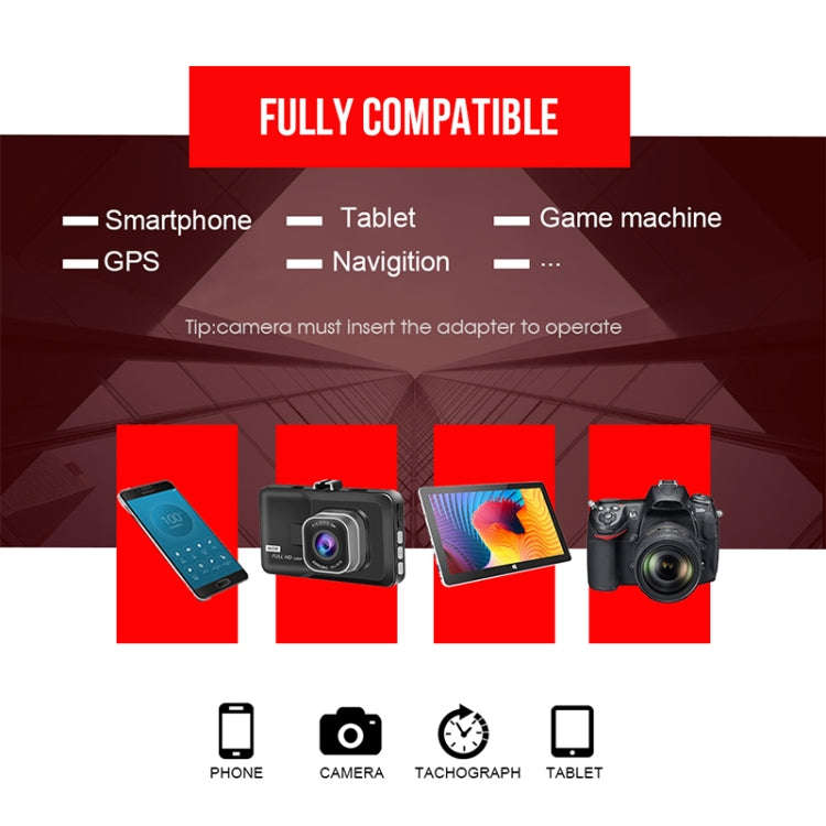 MICRODATA 16GB U1 Red and Black TF(Micro SD) Memory Card