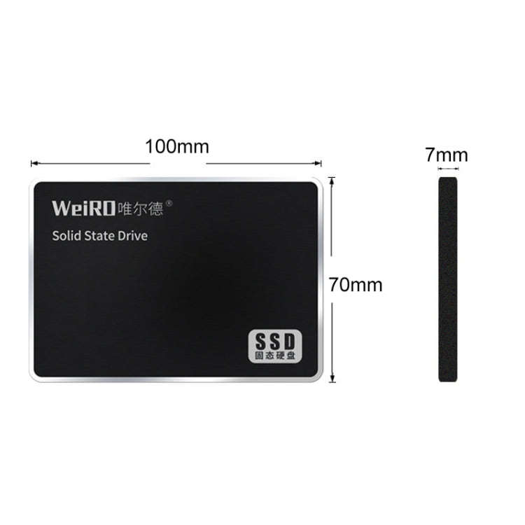 WEIRD S500 128GB 2.5 inch SATA3.0 Solid State Drive for Laptop, Desktop