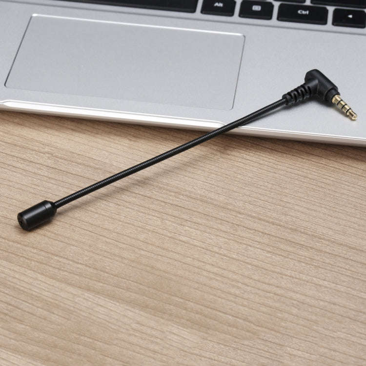 BOYA BY-UM4 3.5mm Interface Plug Live Show Omni-directional Condenser Mic Mini Flexible Microphon...