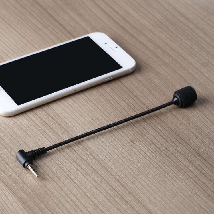 BOYA BY-UM4 3.5mm Interface Plug Live Show Omni-directional Condenser Mic Mini Flexible Microphon...