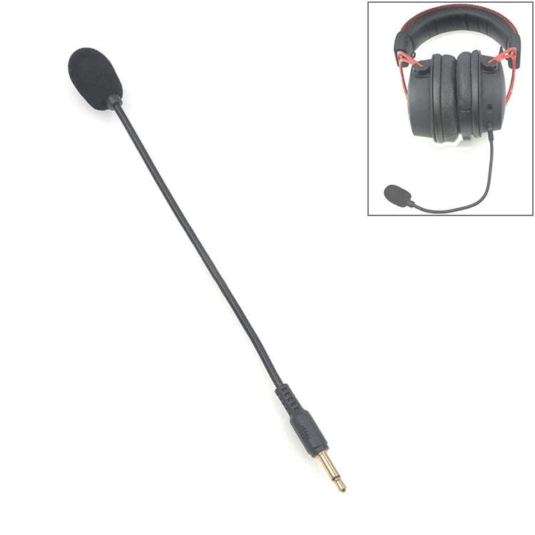 ZJ033MR-03 17cm Mono 3.5mm Straight Plug Gaming Headset Sound Card Live Microphone