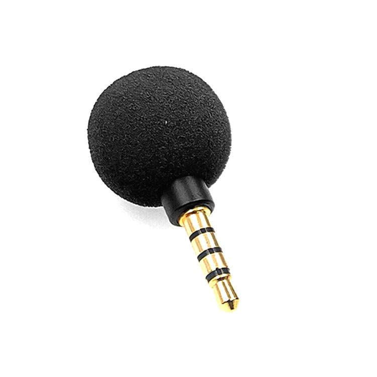 ZJ040MR 4 Level Pin 3.5mm Mobile Phone Tablet Laptop Electronic Equipment Mini Straight Microphone