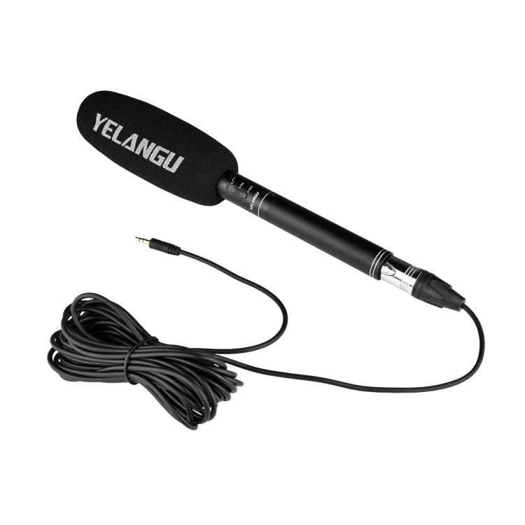YELANGU YLG9933A MIC07 Professional Interview Condenser Video Shotgun Microphone with 6.5mm Audio...