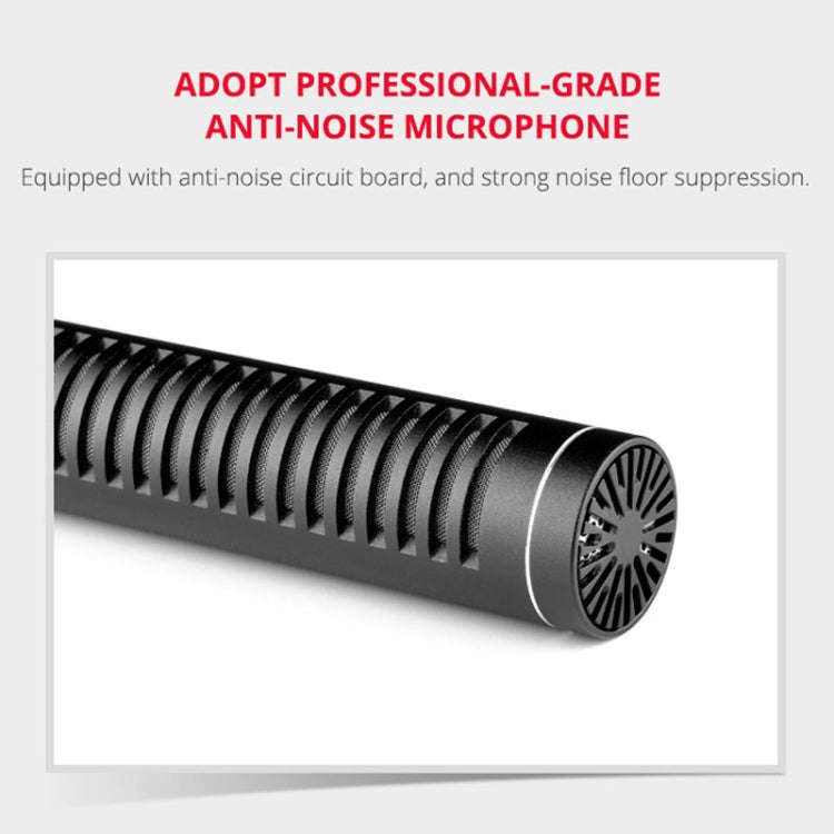 YELANGU YLG9933A MIC07 Professional Interview Condenser Video Shotgun Microphone with 6.5mm Audio...