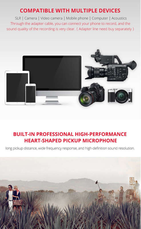 YELANGU YLG9933A MIC07 Professional Interview Condenser Video Shotgun Microphone with 6.5mm Audio...