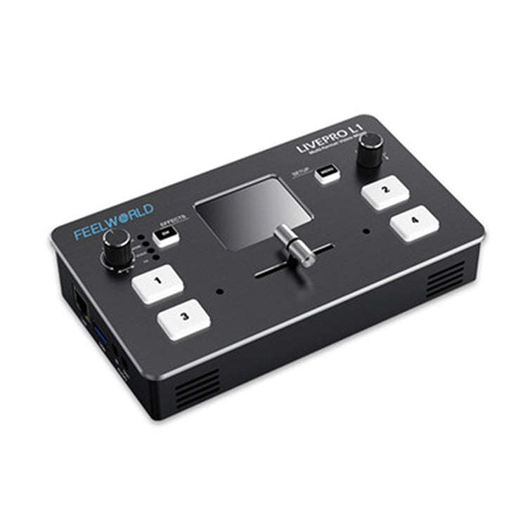 FEELWORLD LIVEPRO L1 Multi-camera Media Live Broadcast 4-Channel Live Production Switcher with 2....