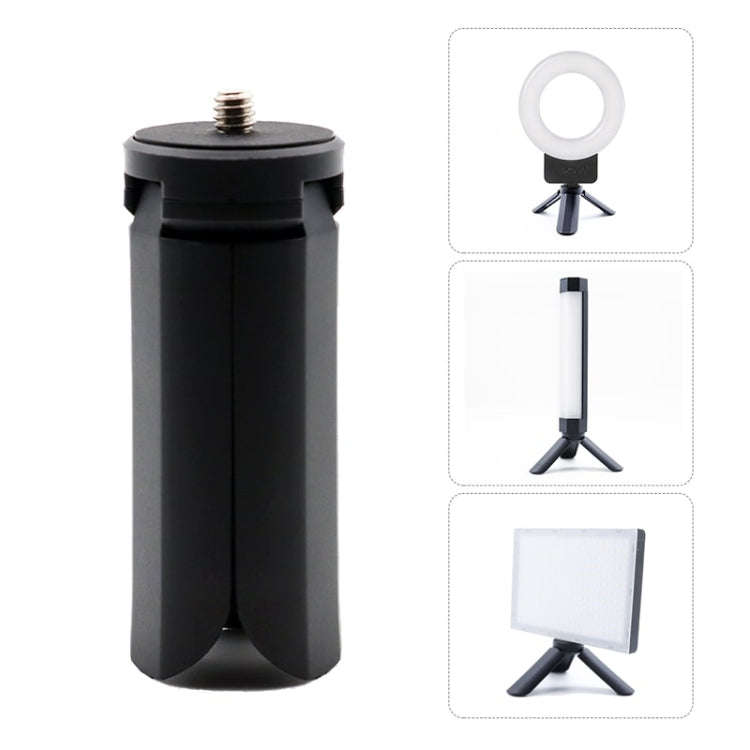 LUXCeO Portable Folding Plastic Tripod(Black)