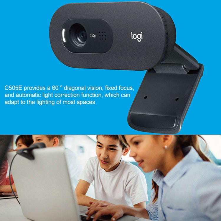Logitech C505e USB 720P Web Camera with Microphone