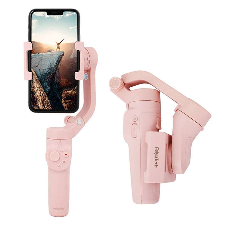 FEIYUTECH Vlog Pocket 2 Handheld Stabilizer Foldable Three-Axis Smart Anti-Shake Gimbal (Pink)