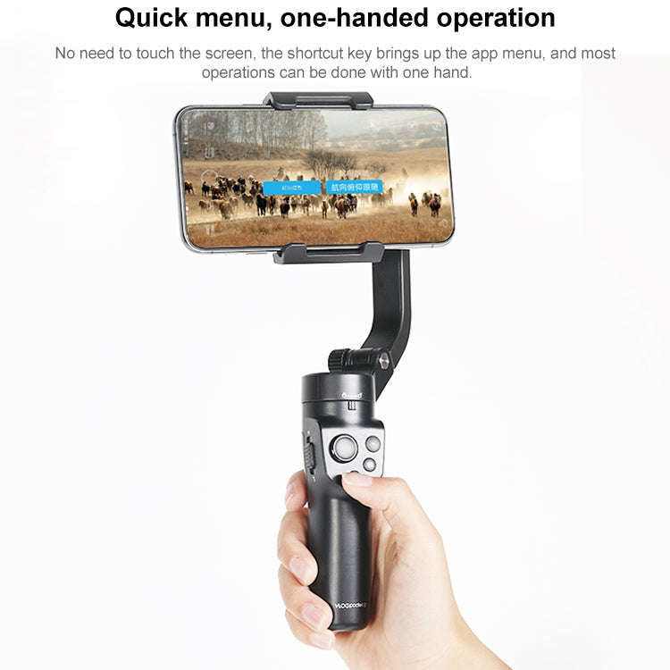 FEIYUTECH Vlog Pocket 2 Handheld Stabilizer Foldable Three-Axis Smart Anti-Shake Gimbal (Pink)