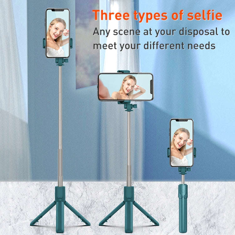 R1 Multifunctional Bluetooth Tripod Selfie Stick (Black)