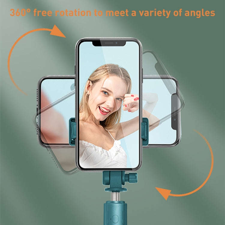 R1 Multifunctional Bluetooth Tripod Selfie Stick (Black)